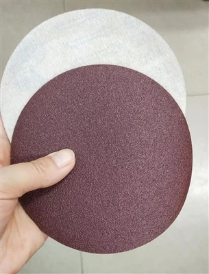 audinių pagrindu pagamintas „Velcro“ šlifavimo diskas